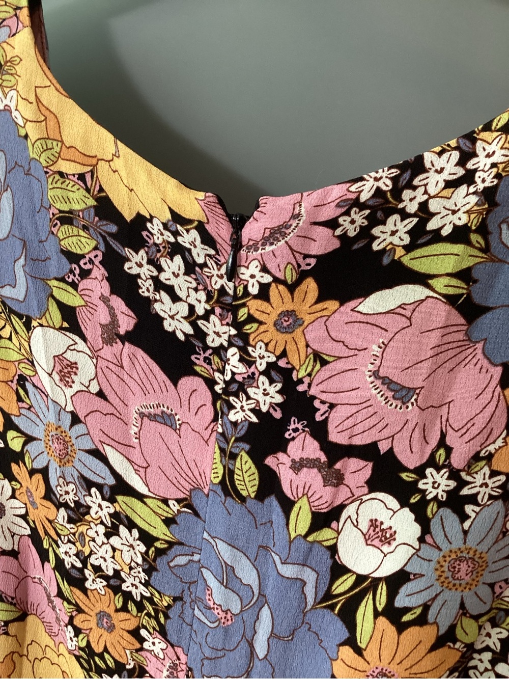 NWT WAYF Rosalind Cutout Front-Tie Floral Midi Dress XL - Anthropologie - Picture 6 of 13